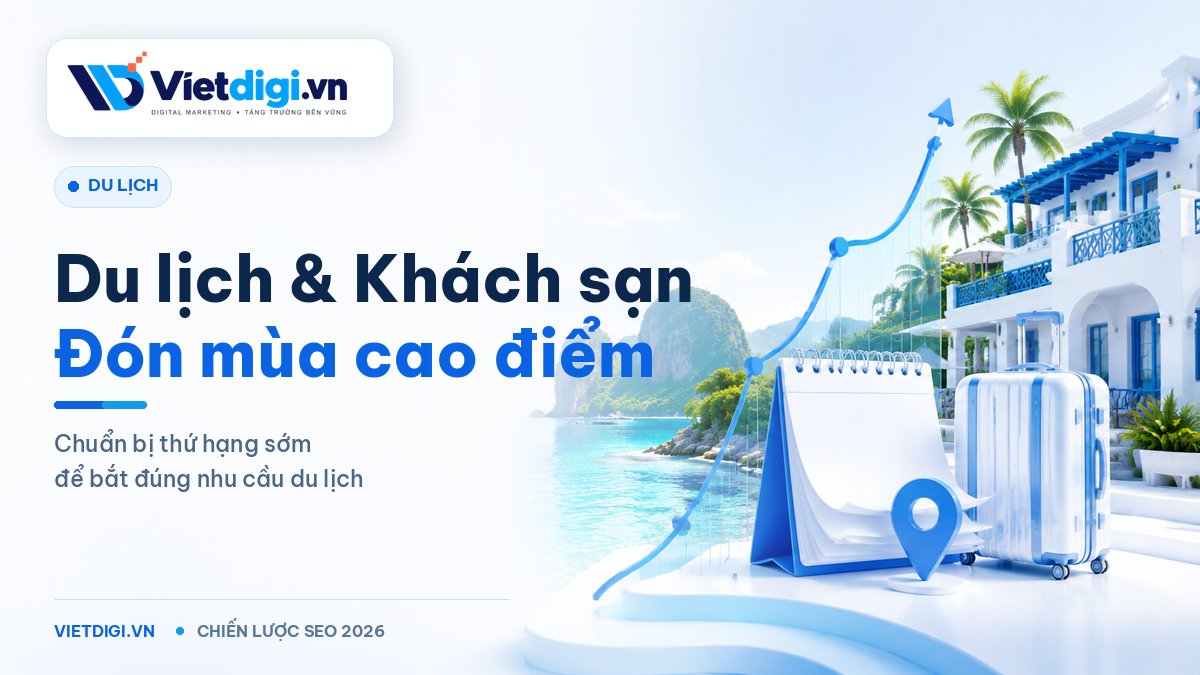 Traffic User cho Du lịch - Khách sạn - Tour - Resort — Cẩm nang đón mùa peak 2026