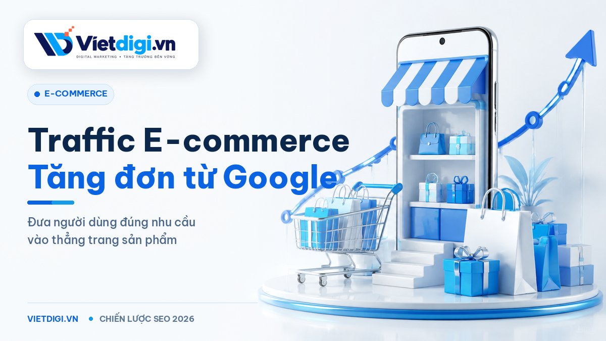 Traffic User cho E-commerce — Cẩm nang tăng đơn từ Google Search toàn diện 2026
