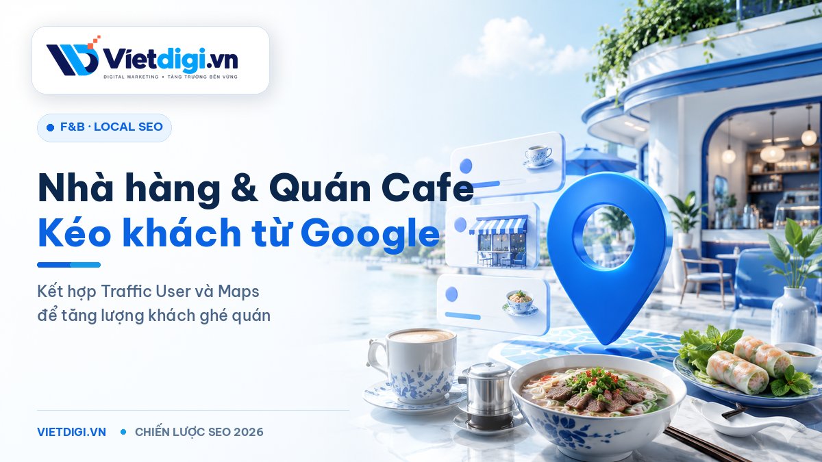 Traffic User cho Nhà hàng - Quán ăn - Cafe (F&B) — Cẩm nang chiếm Map Pack 2026