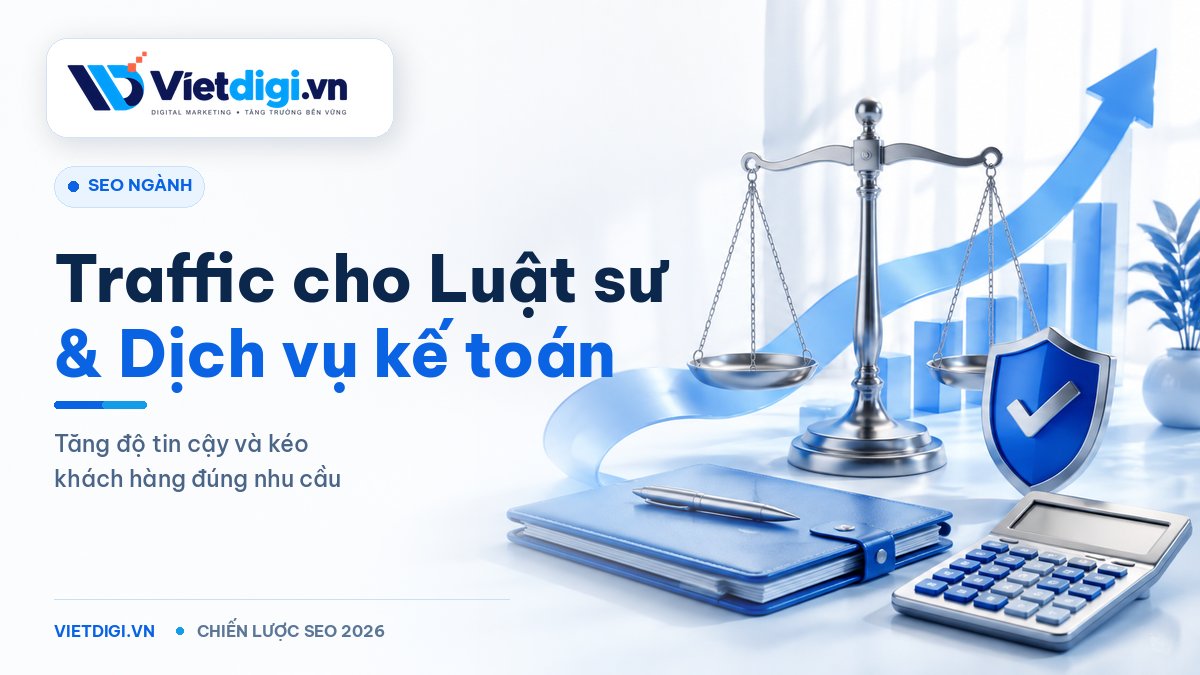 Traffic User cho Luật sư - Kế toán - Dịch vụ pháp lý — Cẩm nang SEO ngách 2026
