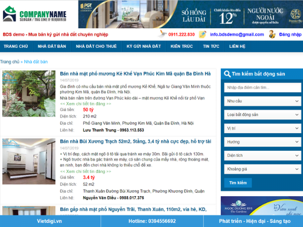 Cấu trúc khi thiết kế website bất động sản 33