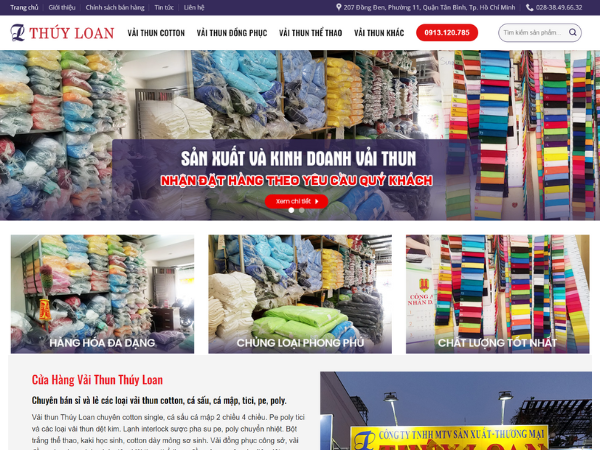 Thiết kế website shop bán vải mang đến lợi ích gì?