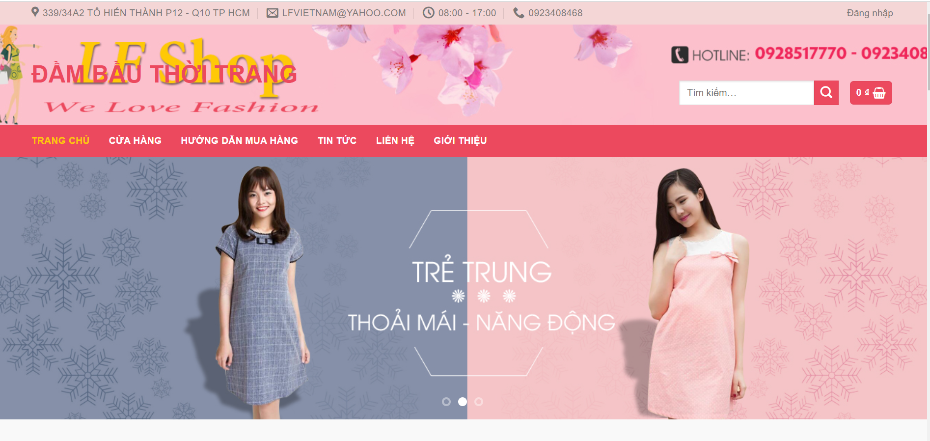 Thiết kế website bán quần áo thời trang thu hút 