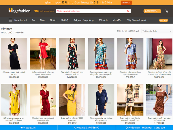Những tính năng cần có khi thiết kế website bán quần áo thời trang