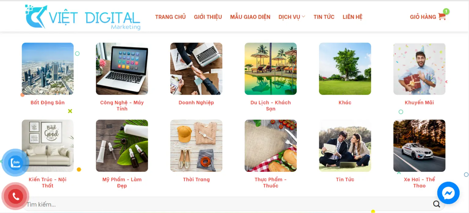 Công ty Việt Digital - Chuyên thiết kế website và SEO TOP Google